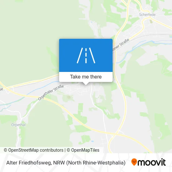 Карта Alter Friedhofsweg