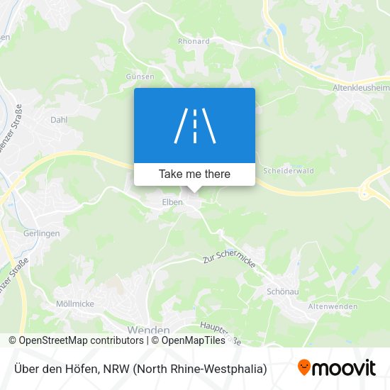 Über den Höfen map