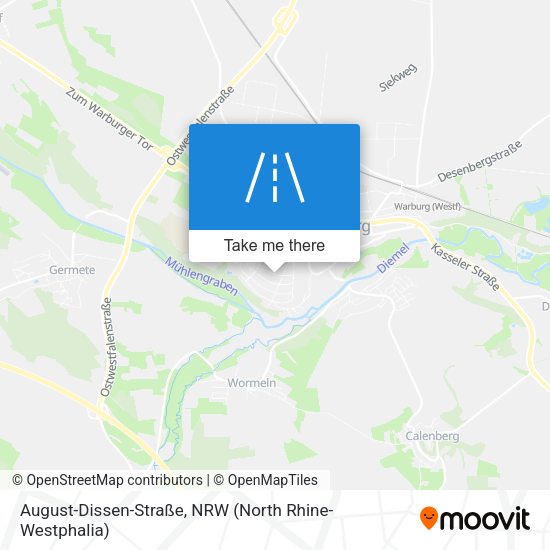 August-Dissen-Straße map