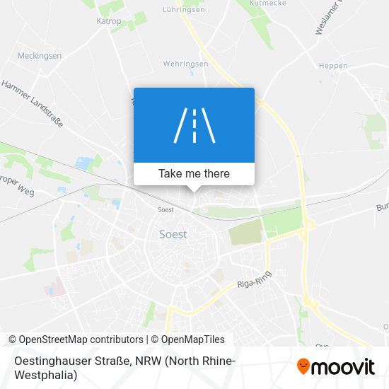 Oestinghauser Straße map