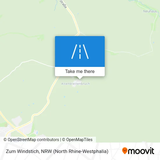 Карта Zum Windstich