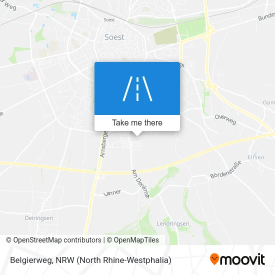 Belgierweg map