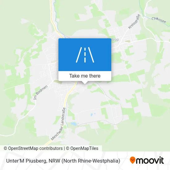 Карта Unter'M Piusberg