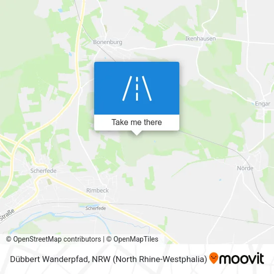 Карта Dübbert Wanderpfad