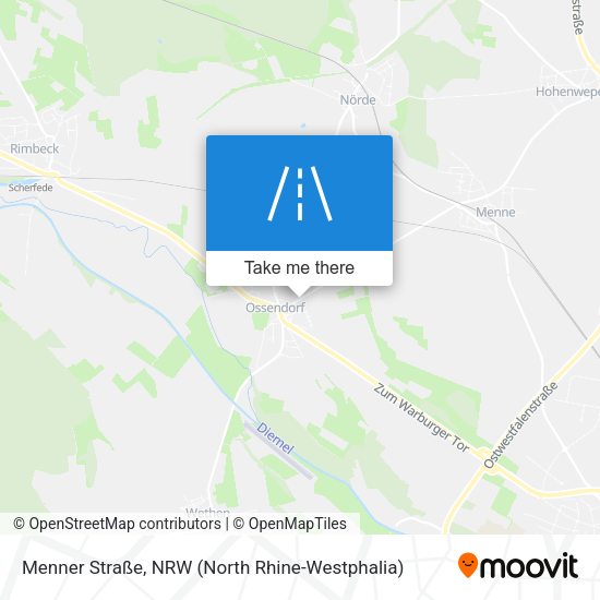 Menner Straße map