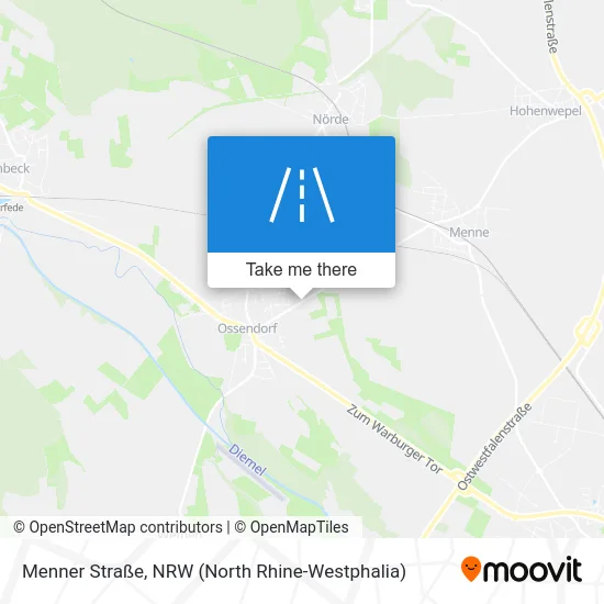 Menner Straße map