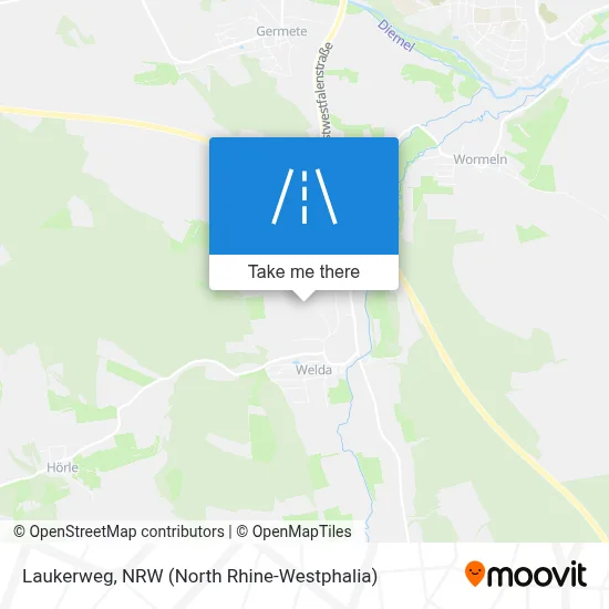 Laukerweg map