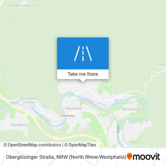 Oberglösinger Straße map