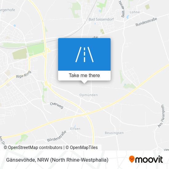 Gänsevöhde map