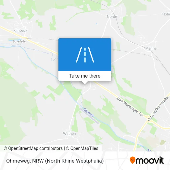 Карта Ohmeweg