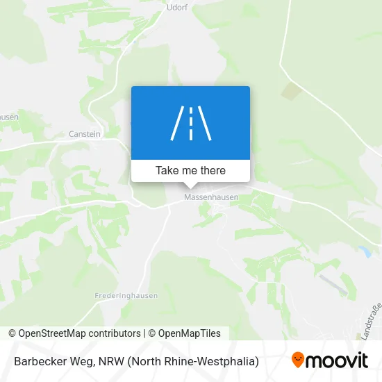 Карта Barbecker Weg