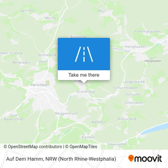 Карта Auf Dem Hamm