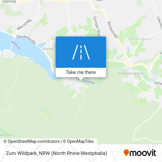 Карта Zum Wildpark