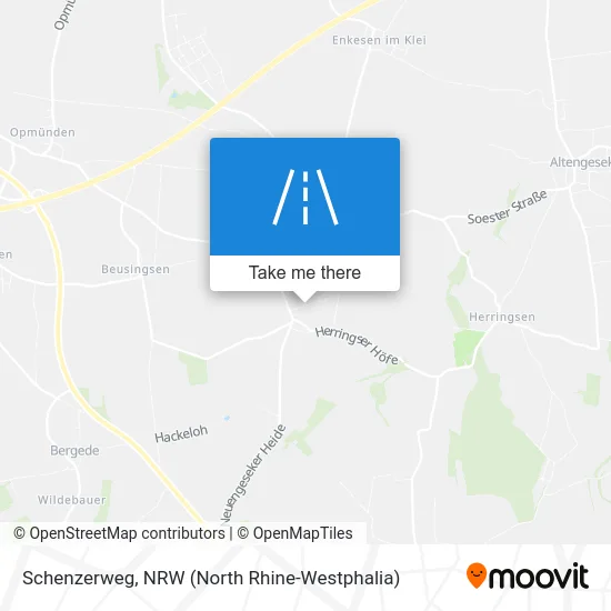 Schenzerweg map