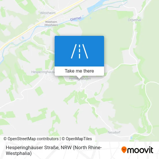 Карта Hesperinghäuser Straße