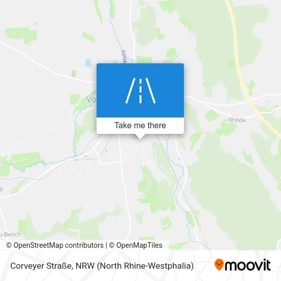 Corveyer Straße map