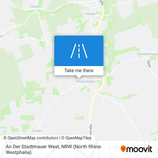 An Der Stadtmauer West map