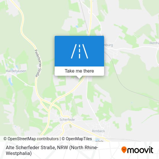 Alte Scherfeder Straße map