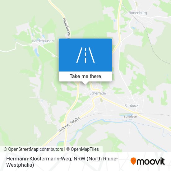 Hermann-Klostermann-Weg map