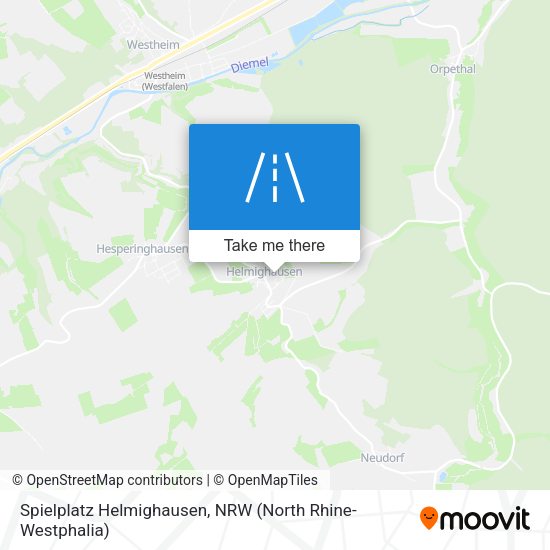 Spielplatz Helmighausen map