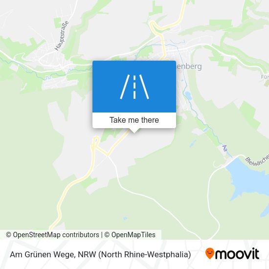 Am Grünen Wege map