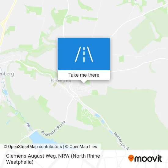 Clemens-August-Weg map