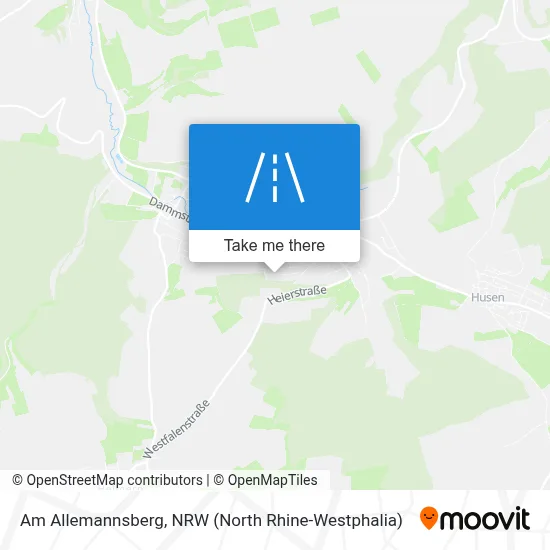 Am Allemannsberg map