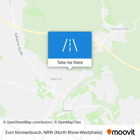 Карта Zum Nonnenbusch