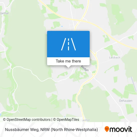 Nussbäumer Weg map
