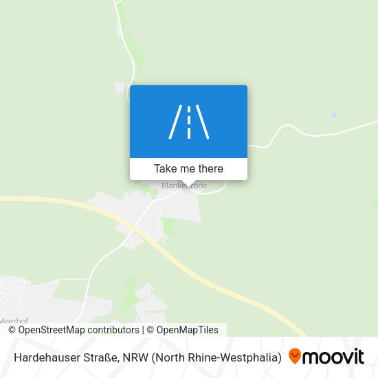 Hardehauser Straße map