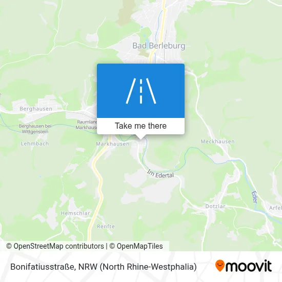 Bonifatiusstraße map