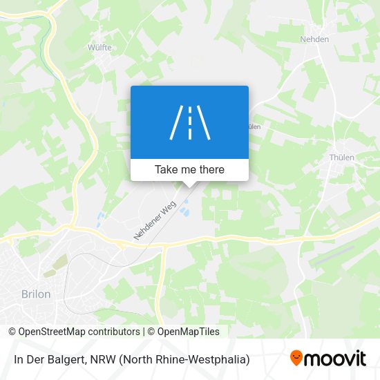 In Der Balgert map