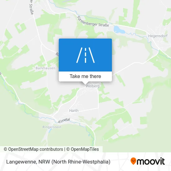 Карта Langewenne