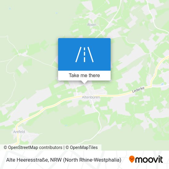 Alte Heeresstraße map