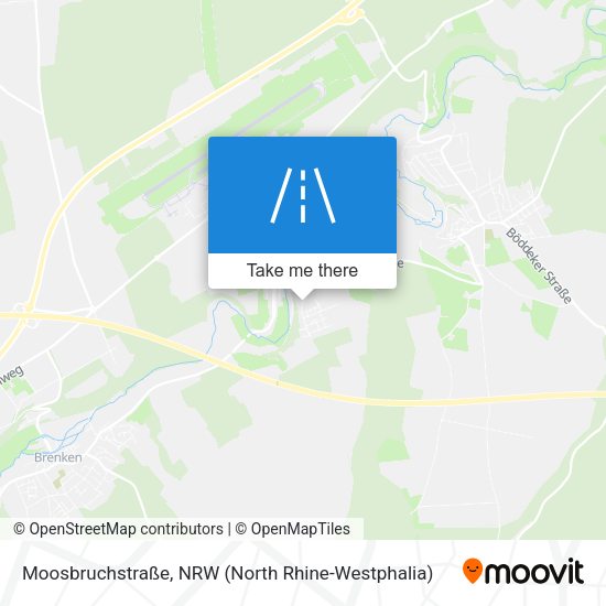 Moosbruchstraße map