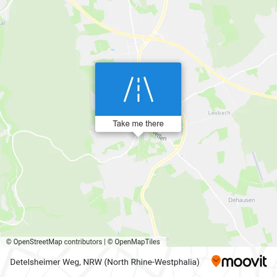 Detelsheimer Weg map