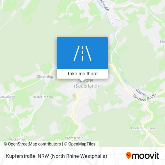 Kupferstraße map