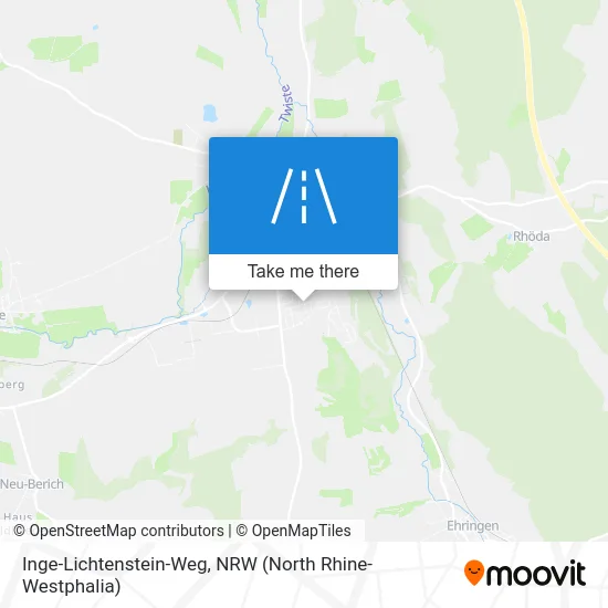 Inge-Lichtenstein-Weg map