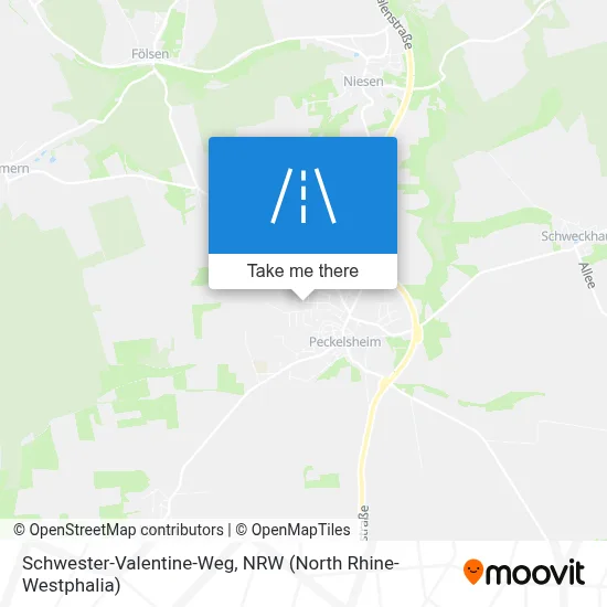 Schwester-Valentine-Weg map