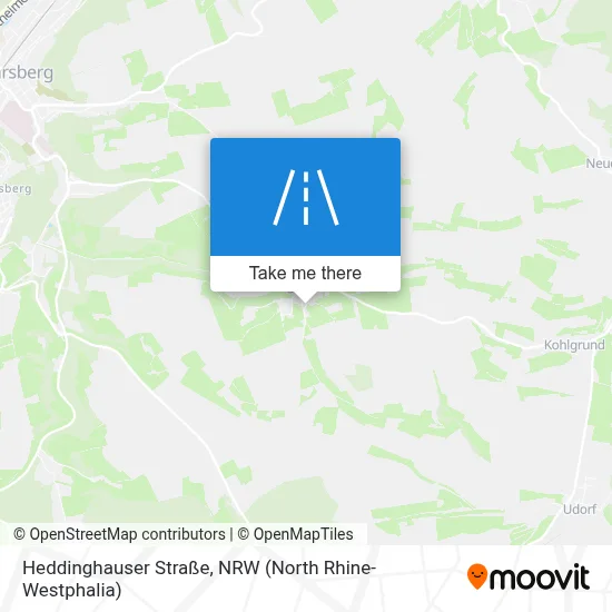 Heddinghauser Straße map