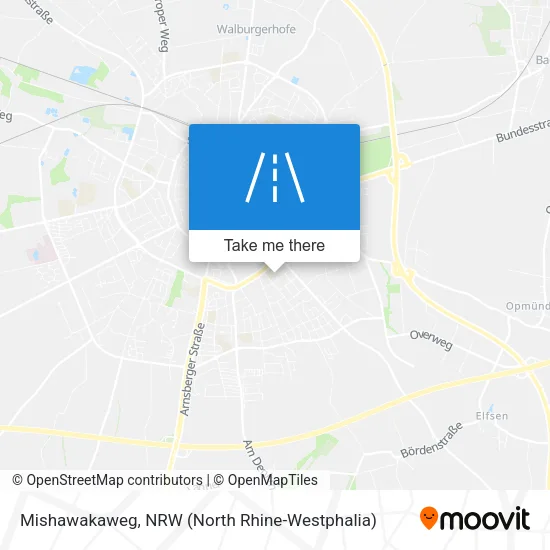 Карта Mishawakaweg