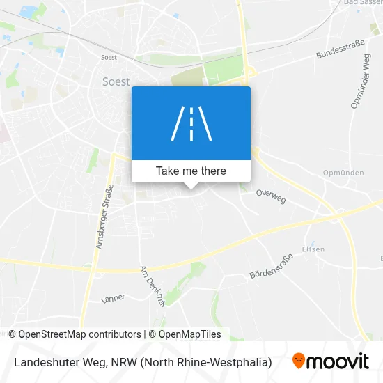 Landeshuter Weg map