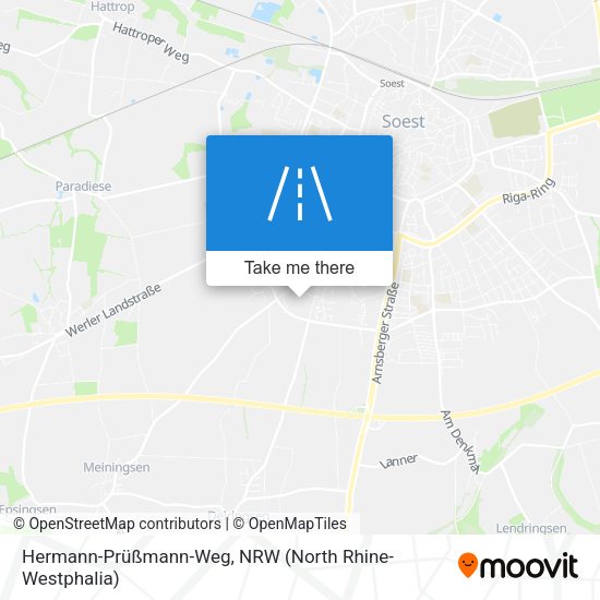 Hermann-Prüßmann-Weg map