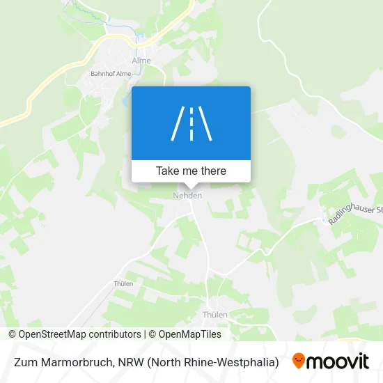 Карта Zum Marmorbruch