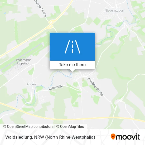 Карта Waldsiedlung