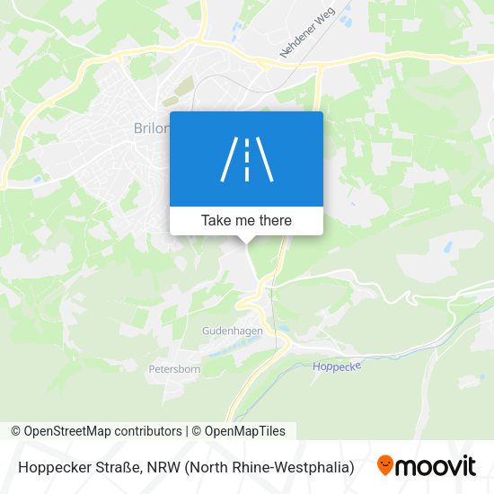 Hoppecker Straße map