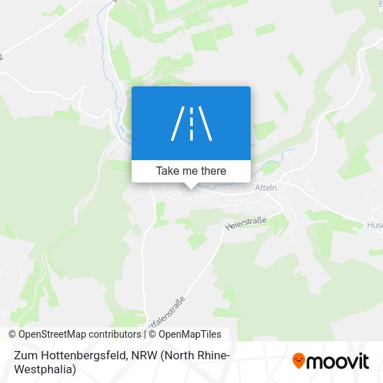 Zum Hottenbergsfeld map