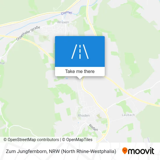 Карта Zum Jungfernborn