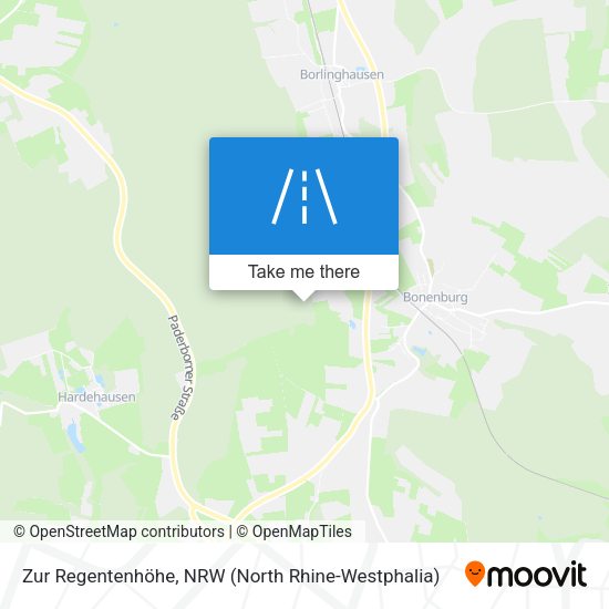 Zur Regentenhöhe map