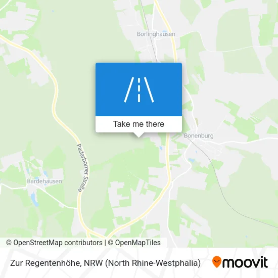 Карта Zur Regentenhöhe